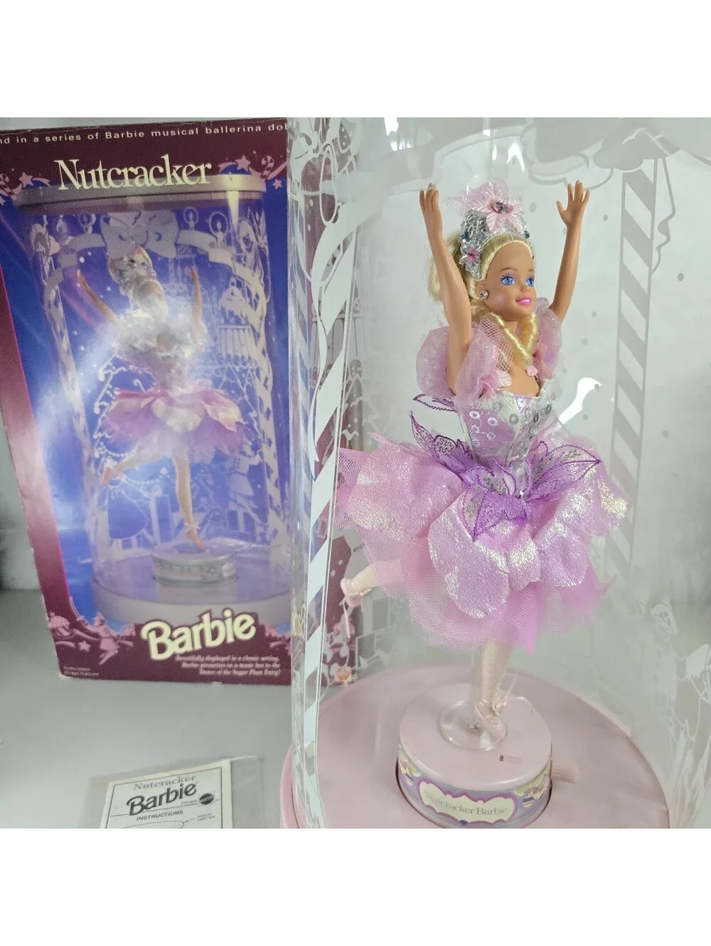 1991 Nutcracker Barbie Second In Series Of Barbie Muscial Ballerina Doll